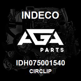 IDH075001540 Indeco CIRCLIP | AGA Parts