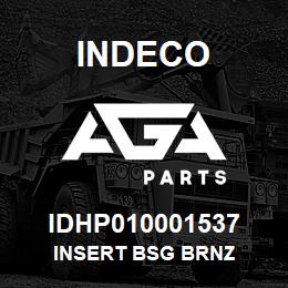 IDHP010001537 Indeco INSERT BSG BRNZ | AGA Parts