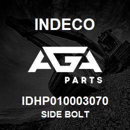 IDHP010003070 Indeco SIDE BOLT | AGA Parts