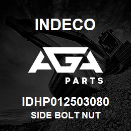 IDHP012503080 Indeco SIDE BOLT NUT | AGA Parts