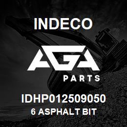 IDHP012509050 Indeco 6 ASPHALT BIT | AGA Parts