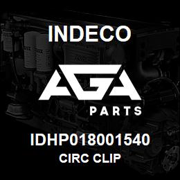 IDHP018001540 Indeco CIRC CLIP | AGA Parts