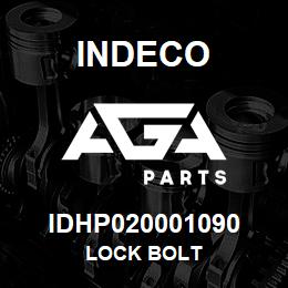 IDHP020001090 Indeco LOCK BOLT | AGA Parts