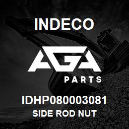 IDHP080003081 Indeco SIDE ROD NUT | AGA Parts