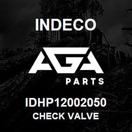 IDHP12002050 Indeco CHECK VALVE | AGA Parts