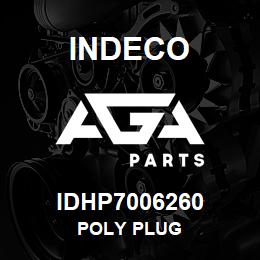 IDHP7006260 Indeco POLY PLUG | AGA Parts