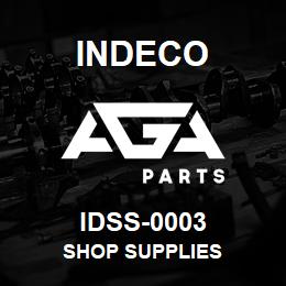 IDSS-0003 Indeco shop supplies | AGA Parts