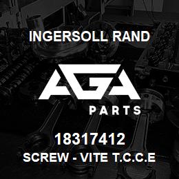 18317412 Ingersoll Rand SCREW - VITE T.C.C.E. M8X20 UNI5931 | AGA Parts