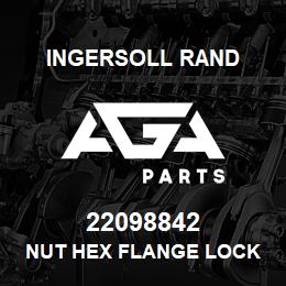 22098842 Ingersoll Rand NUT HEX FLANGE LOCK SERRATED M4 | AGA Parts