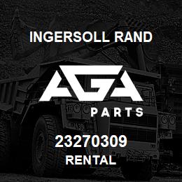 23270309 Ingersoll Rand RENTAL | AGA Parts