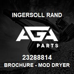 23288814 Ingersoll Rand BROCHURE - MOD DRYER TZM GERMAN | AGA Parts