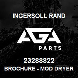 23288822 Ingersoll Rand BROCHURE - MOD DRYER TZM ITALIAN | AGA Parts