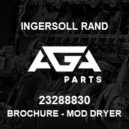 23288830 Ingersoll Rand BROCHURE - MOD DRYER TZM SPANISH | AGA Parts