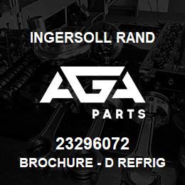 23296072 Ingersoll Rand BROCHURE - D REFRIG DRYER | AGA Parts