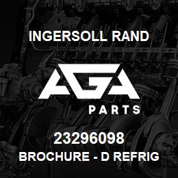 23296098 Ingersoll Rand BROCHURE - D REFRIG DRYER | AGA Parts