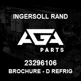 23296106 Ingersoll Rand BROCHURE - D REFRIG DRYER | AGA Parts