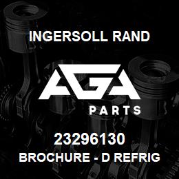 23296130 Ingersoll Rand BROCHURE - D REFRIG DRYER | AGA Parts