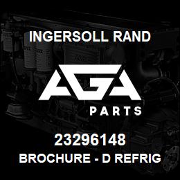 23296148 Ingersoll Rand BROCHURE - D REFRIG DRYER | AGA Parts