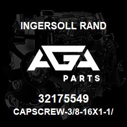 32175549 Ingersoll Rand CAPSCREW-3/8-16X1-1/2 SERRATED WASHERHEAD . | AGA Parts