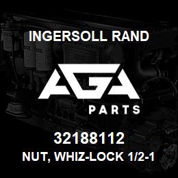 32188112 Ingersoll Rand NUT, WHIZ-LOCK 1/2-13HEX SERRATED WASHER HD | AGA Parts