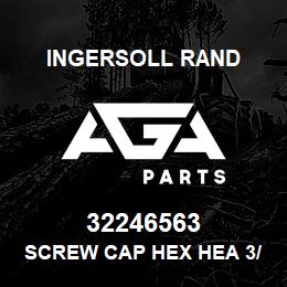 32246563 Ingersoll Rand SCREW CAP HEX HEA 3/8 X2 LG GRADE 8 | AGA Parts