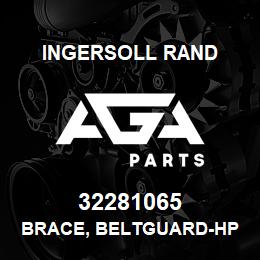 32281065 Ingersoll Rand BRACE, BELTGUARD-HP 2420 PAINT GBLACK | AGA Parts