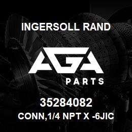 35284082 Ingersoll Rand CONN,1/4 NPT X -6JIC | AGA Parts