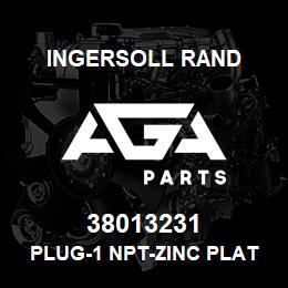 38013231 Ingersoll Rand PLUG-1 NPT-ZINC PLATED.1 HHP-S | AGA Parts