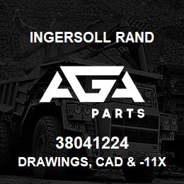 38041224 Ingersoll Rand DRAWINGS, CAD & -11X17 | AGA Parts