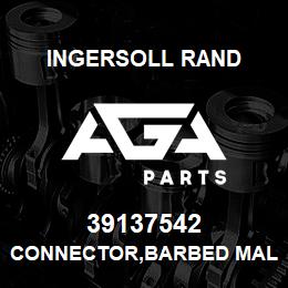 39137542 Ingersoll Rand CONNECTOR,BARBED MALE .50 - NPTX 50 INCHES IDT | AGA Parts