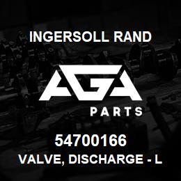 54700166 Ingersoll Rand VALVE, DISCHARGE - L.P. | AGA Parts