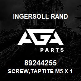 89244255 Ingersoll Rand SCREW,TAPTITE M5 X 16 IND WASH - ZINC PLATE & PASSIVATE | AGA Parts