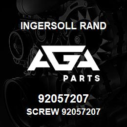 92057207 Ingersoll Rand SCREW 92057207 | AGA Parts