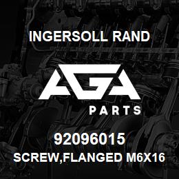 92096015 Ingersoll Rand SCREW,FLANGED M6X16 WHIZLOCK | AGA Parts