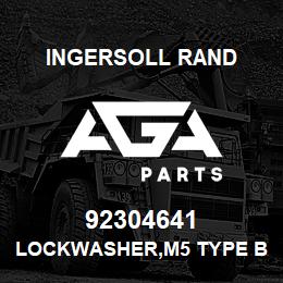 92304641 Ingersoll Rand LOCKWASHER,M5 TYPE B RECT SECT | AGA Parts