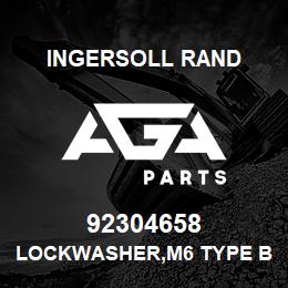 92304658 Ingersoll Rand LOCKWASHER,M6 TYPE B RECT SECT | AGA Parts