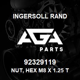 92329119 Ingersoll Rand NUT, HEX M8 X 1.25 THIN 9122044 | AGA Parts