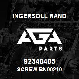 92340405 Ingersoll Rand SCREW BN00210 | AGA Parts