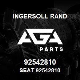 92542810 Ingersoll Rand SEAT 92542810 | AGA Parts