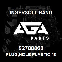 92788868 Ingersoll Rand PLUG,HOLE PLASTIC 40 DIA - REEVITE P2575 | AGA Parts