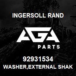 92931534 Ingersoll Rand WASHER,EXTERNAL SHAKEPROOF M4 | AGA Parts