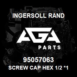 95057063 Ingersoll Rand SCREW CAP HEX 1/2 *1.375 ZINC PLAT | AGA Parts