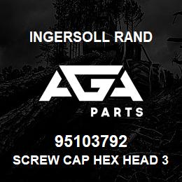 95103792 Ingersoll Rand SCREW CAP HEX HEAD 3/8 X 1.5 " LG GRADE 5 | AGA Parts