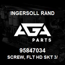 95847034 Ingersoll Rand SCREW, FLT HD SKT 3/8-16 X 2 139A2A206 BLK. | AGA Parts