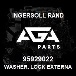 95929022 Ingersoll Rand WASHER, LOCK EXTERNAL TOOTH FLAT TYPE A, #6 - STEEL GALVANIZED | AGA Parts