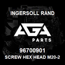 96700901 Ingersoll Rand SCREW HEX HEAD M20-2.5 0 X 40,0 LONQ | AGA Parts