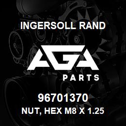 96701370 Ingersoll Rand NUT, HEX M8 X 1.25 | AGA Parts