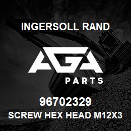 96702329 Ingersoll Rand SCREW HEX HEAD M12X35 PLATED | AGA Parts