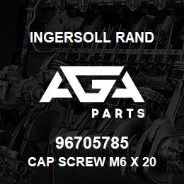 96705785 Ingersoll Rand CAP SCREW M6 X 20 | AGA Parts