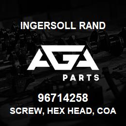 96714258 Ingersoll Rand SCREW, HEX HEAD, COARSE THREAD, FULLY THREADED | AGA Parts